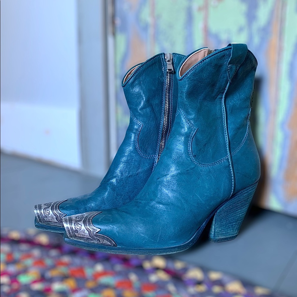 Free people Brayden Leather Boots size 8
